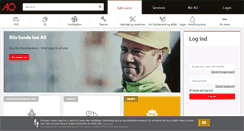 Desktop Screenshot of ao.dk